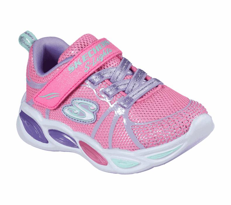 Skechers Flickor Rosa/Olika Färger Sneakers - S Lights: Shimmer Beams - Sporty Glow - Sverige (SEPYJ